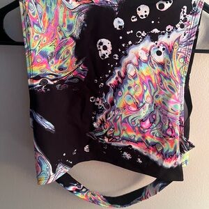 RAVE Colorful Abstract Print Top